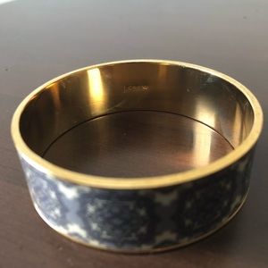 J. Crew Grey Motif Bangle